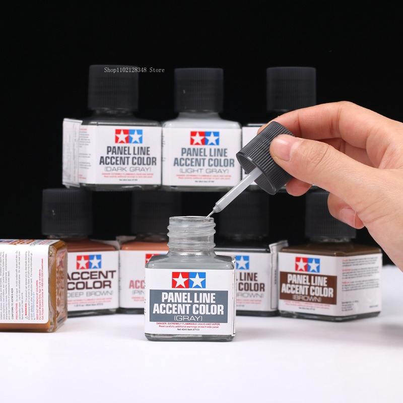 Tamiya Model Paint Set - Farba emaliowa Panel Line Accent Color