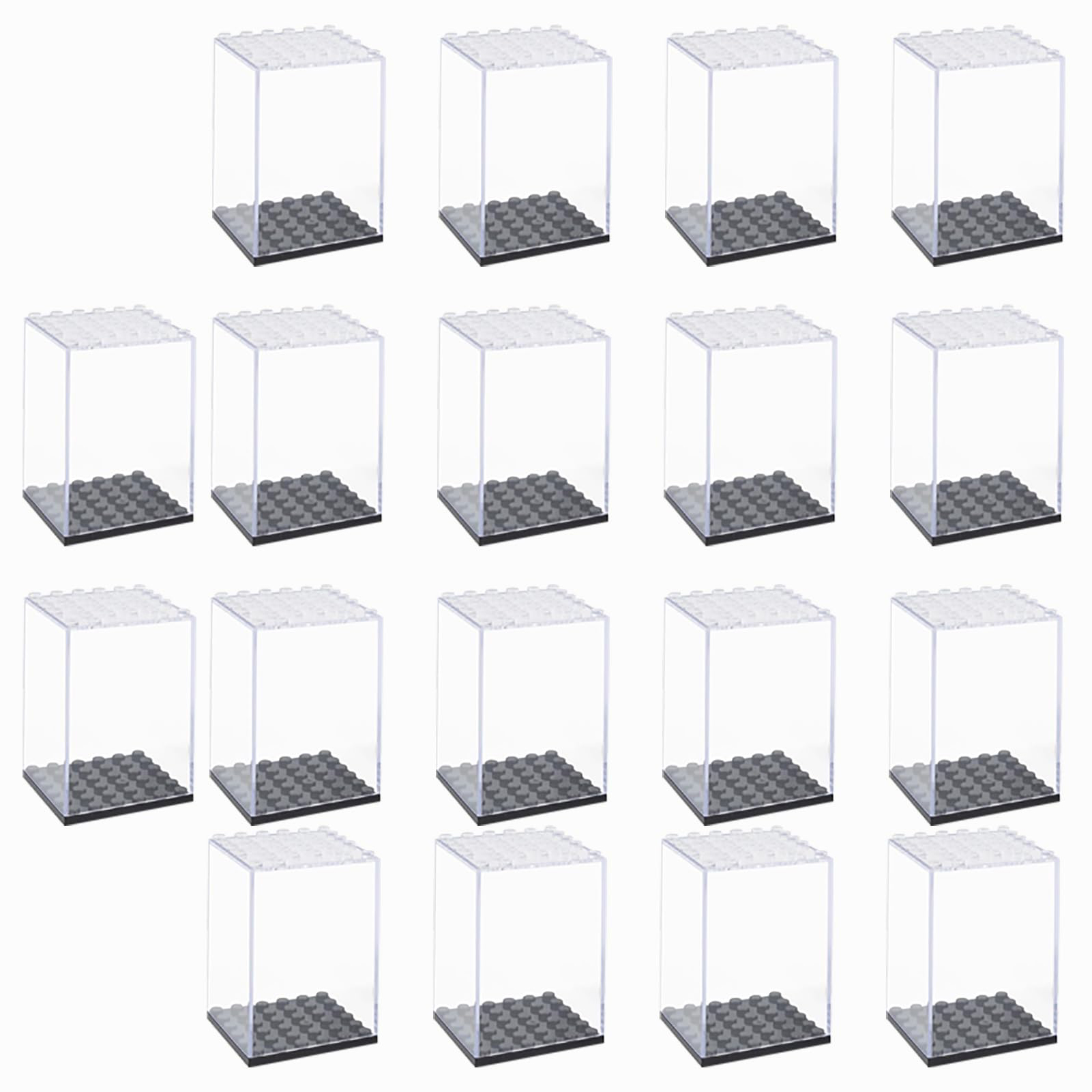Lego Minifigure Holder - Akrylowe pudełko ekspozycyjne na minifigurki Figurka